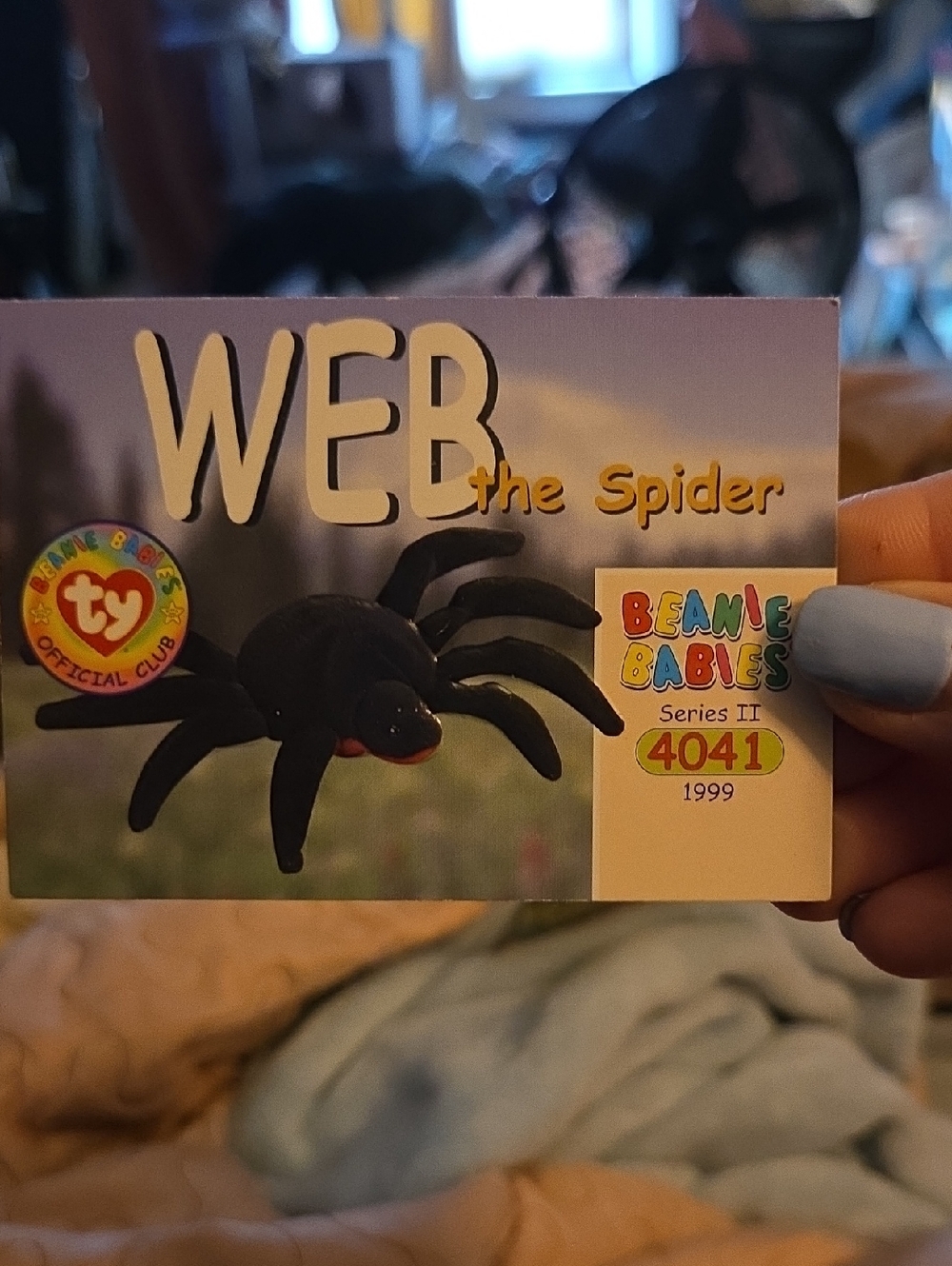 Ty Beanie Babies Web Collectible Trading Card